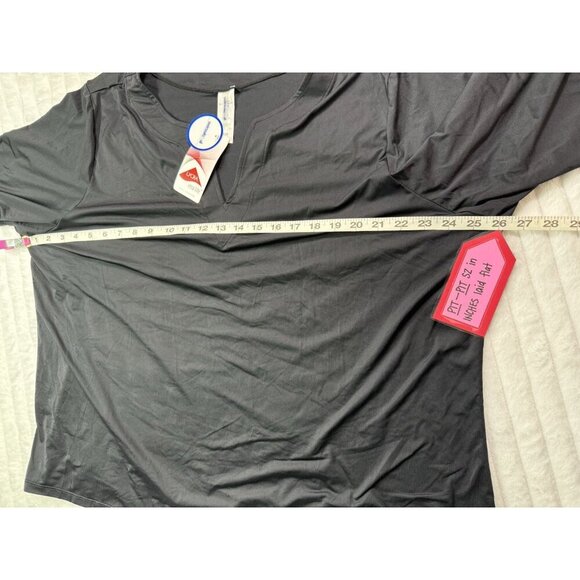 SwimsuitsForAll Xtra Life Lycra Split-Neck Swim Top Women's Plus Sz 22/24 NWT - Picture 10 of 11